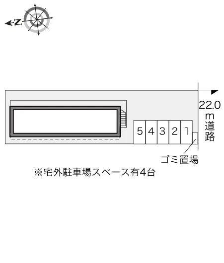 ★手数料０円★高知市高須新町２丁目　月極駐車場（LP）